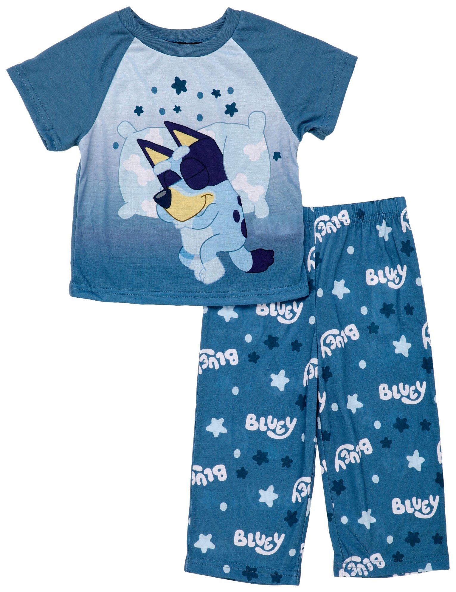 Bluey Toddler Boys 2 pc Short Sleeve Pajama Set