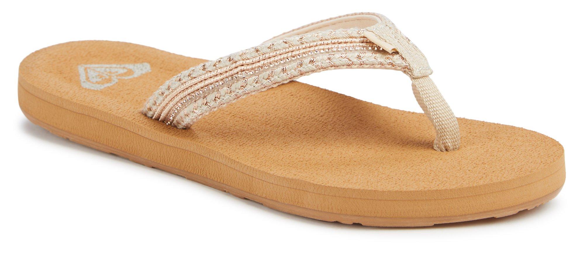 Roxy Womans Porto Bling Casual Sandals