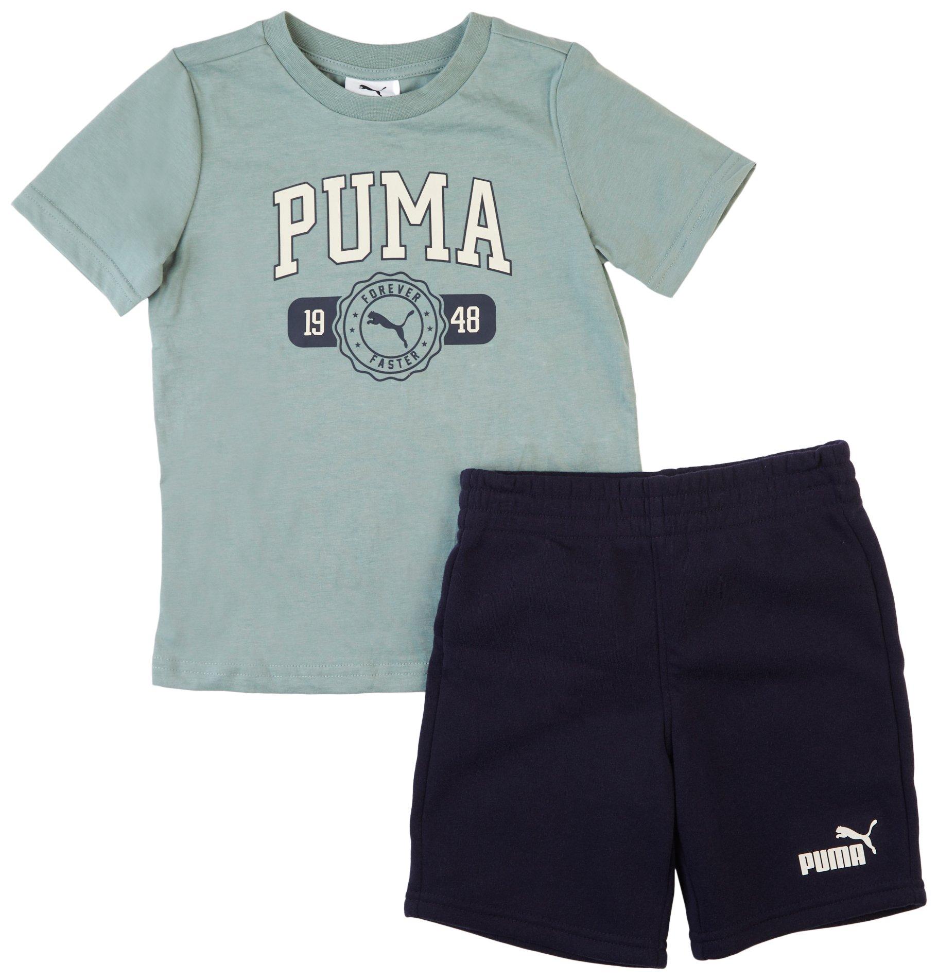 Puma Little Boys 2 Pc Shorts Set