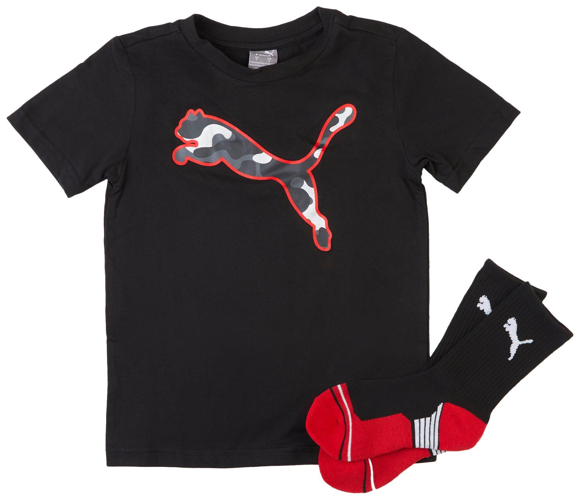 Puma Little Boys 2 Pc Shorts Set