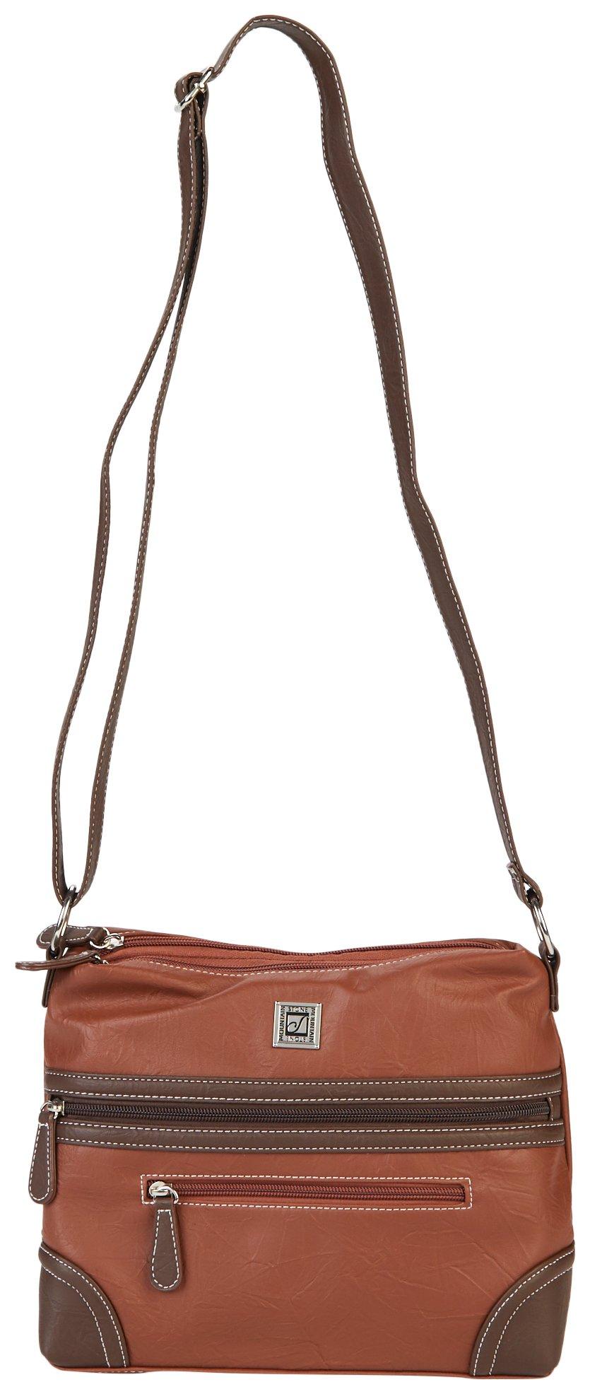 Stone Mountain Irene Solid Bonded Leather Hobo Bag