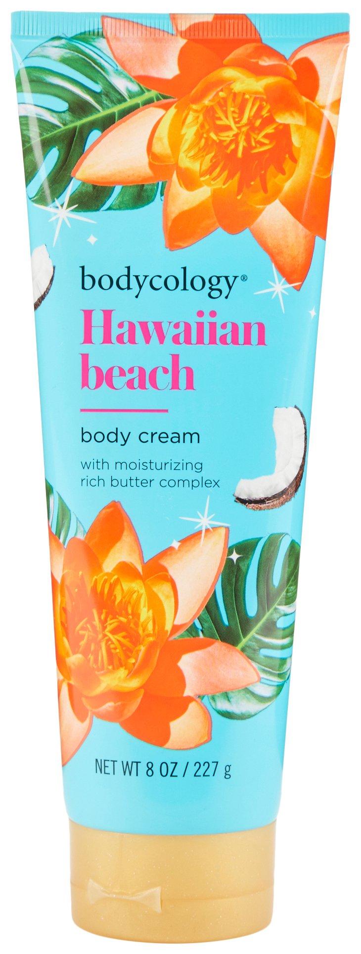 Bodycology Shea Butter Body Cream, Hawaiian Beach, 8 Oz.
