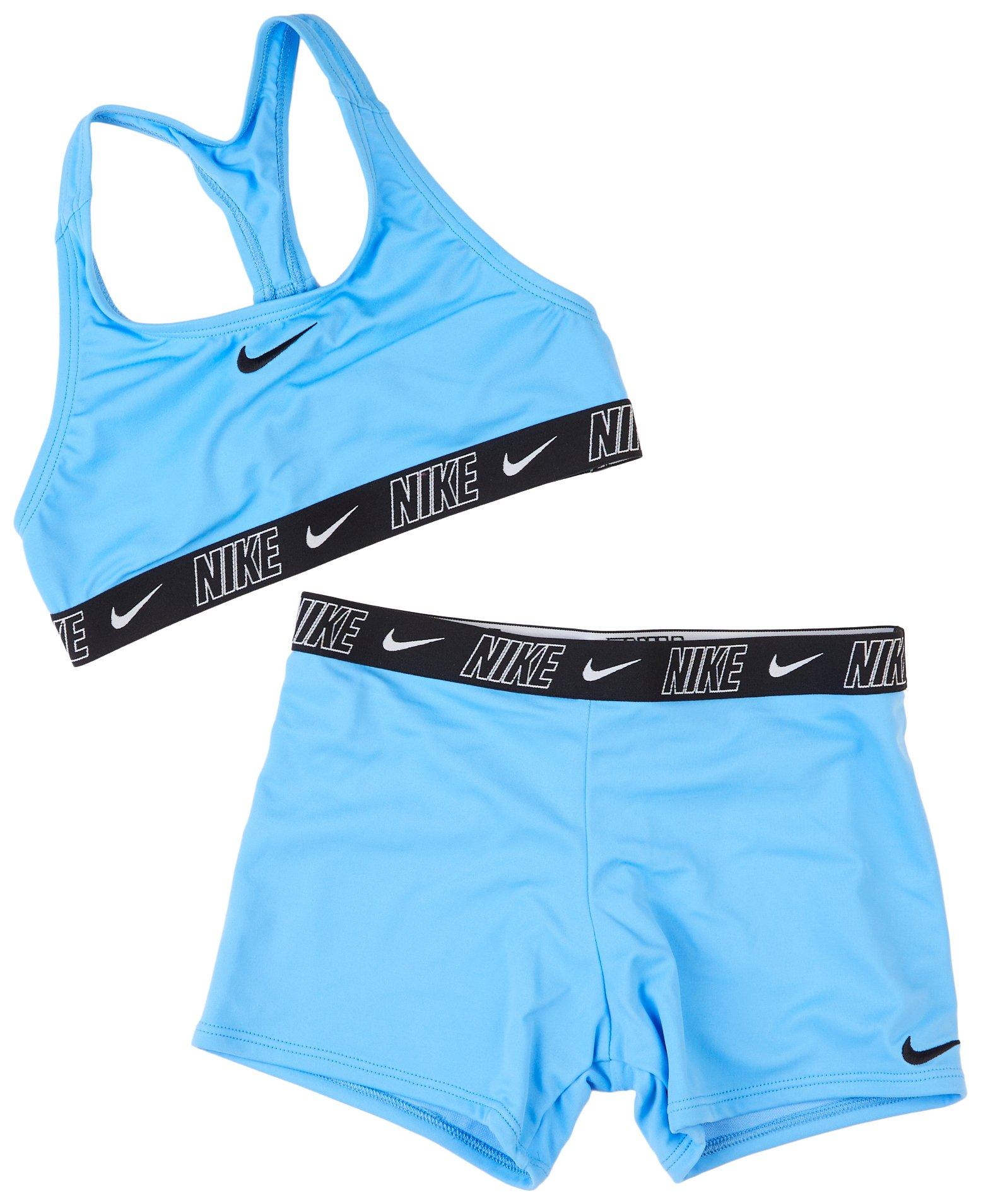 Nike Litlle Girls 2 Pc Racerback Swimsuit