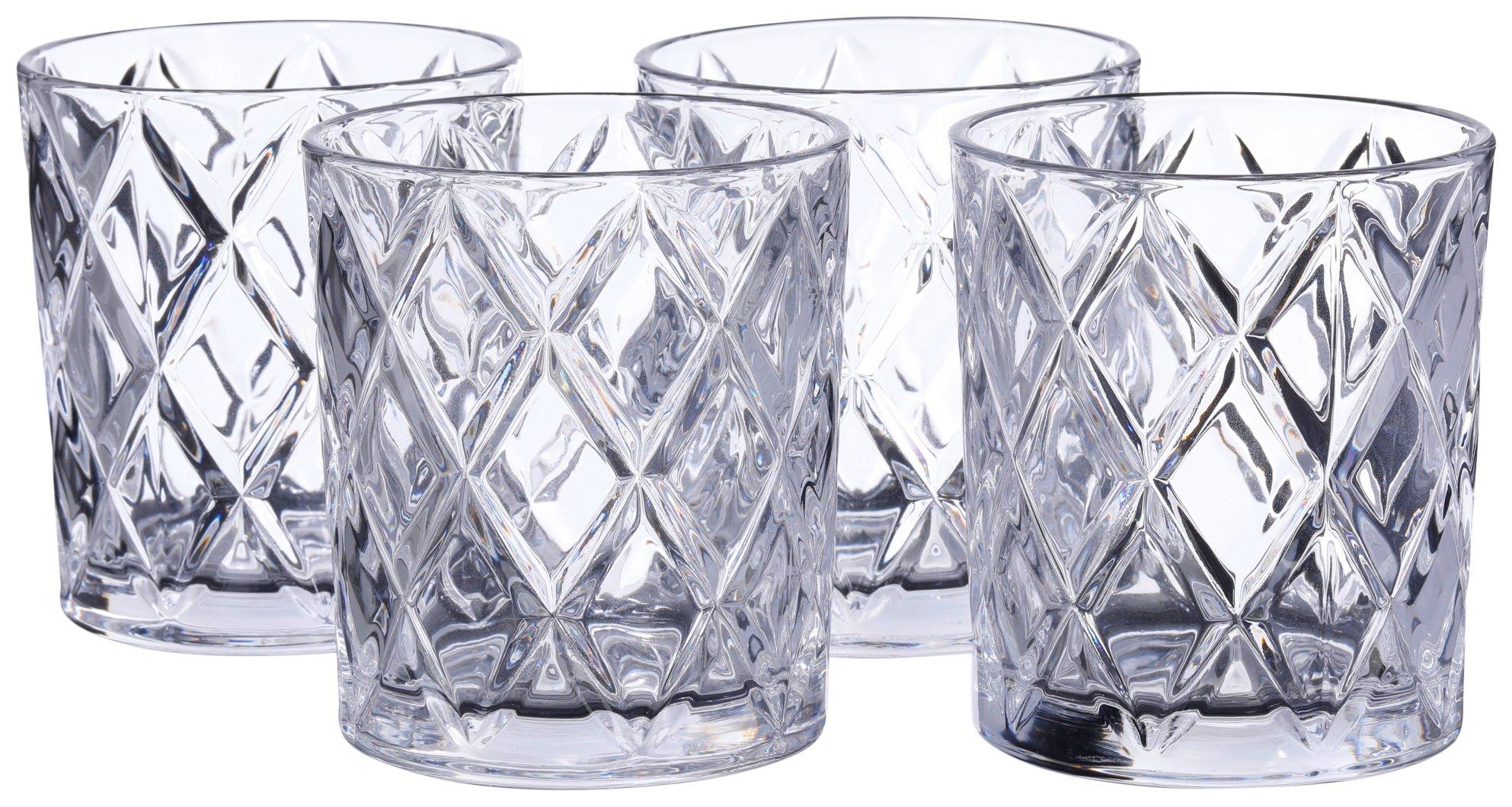 Mikasa 10 oz. Double Old Fashioned Glasses Ansley Set