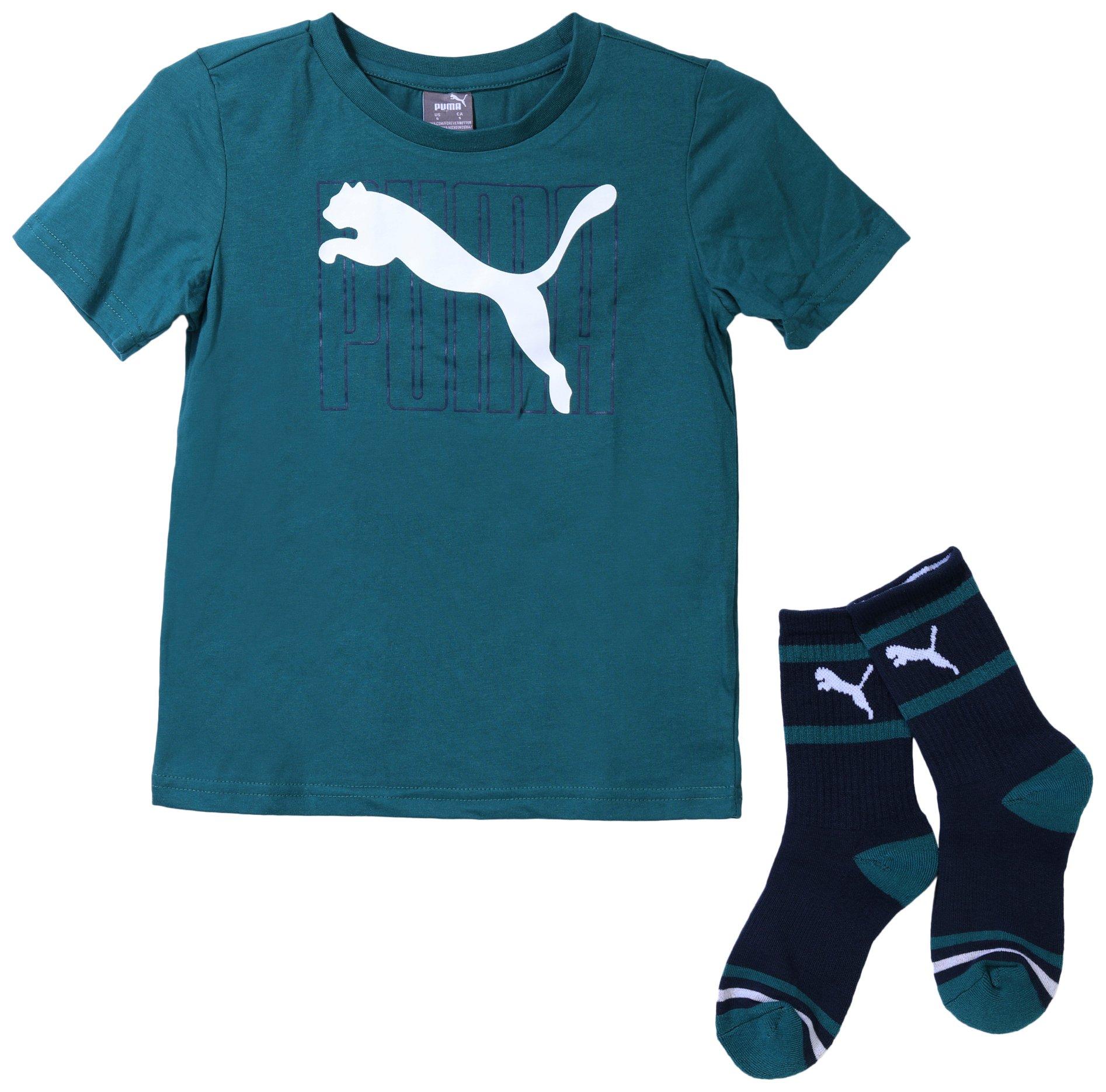 Puma Little Boys 2 Pc Shorts Set