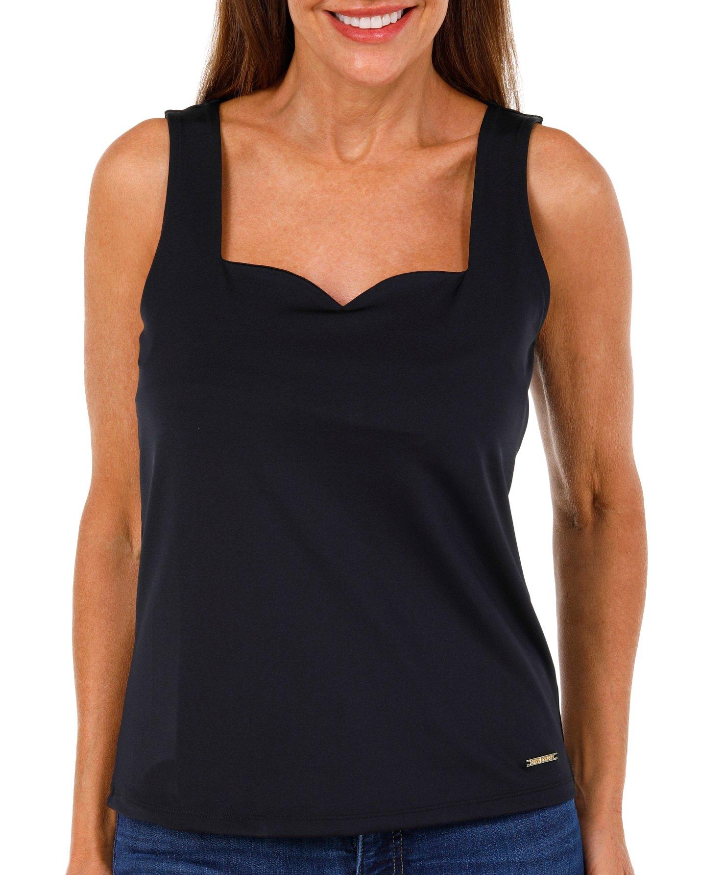 Nine West Women's Sleeveless Solid Top