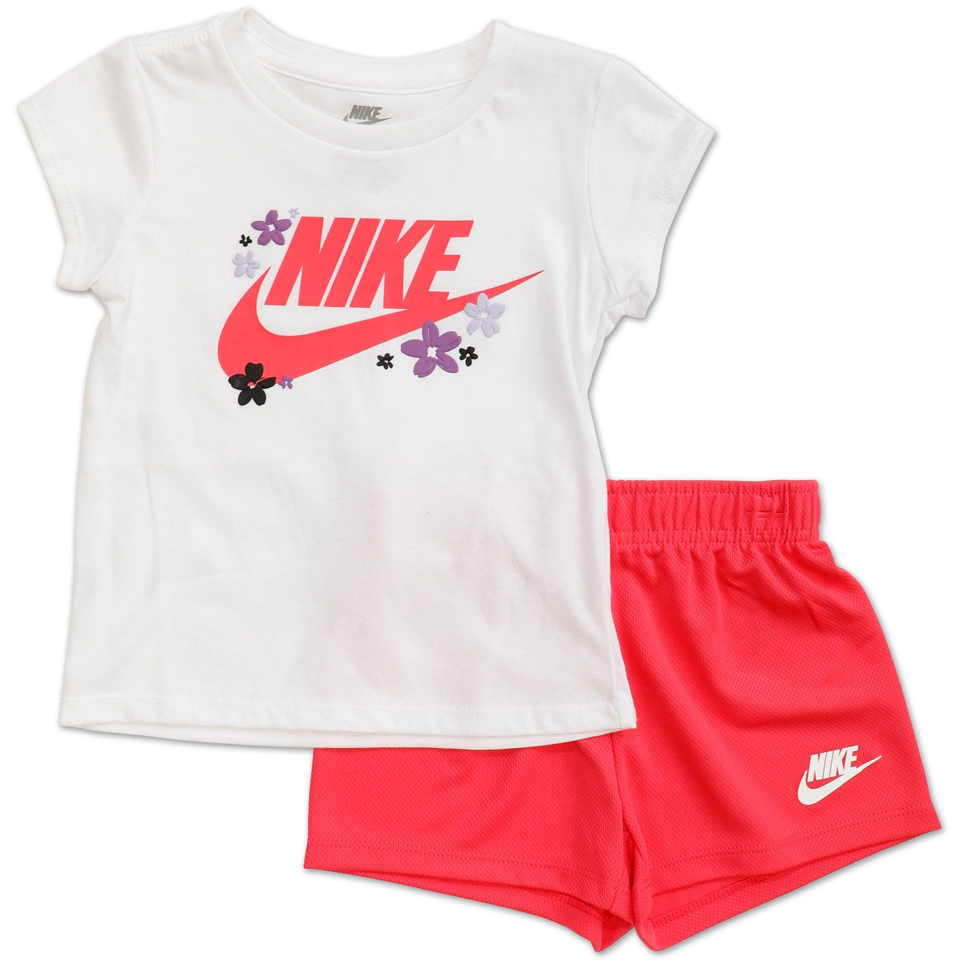 Toddler Girls 2 Pc Shorts Set