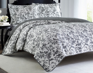 Buy Laura Ashley, Laura Ashley Amberly Seersucker Quilt Set Online