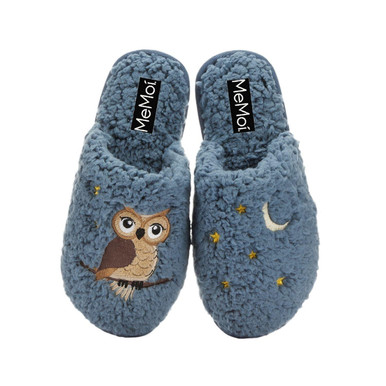 Flexus Women's Pennelopie Slipper - Soft Wool Indoor/Outdoor Slippers With Kitty Cat Design, Non-Slip Sole 1 thumbnail image