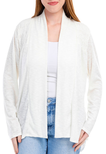 Buy RIO & RIAN, Women's Long Sleeve Ribbed Cardigan Online