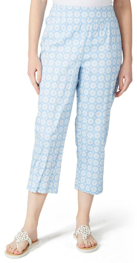 Harper 241 Womens Leaf Print Mesh Capris Bealls Florida