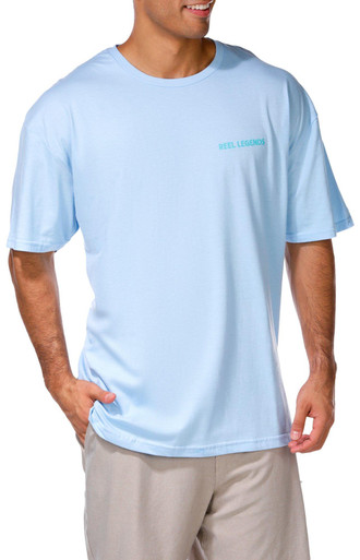 Chemise Reel Legends Homme XXL – Bleu, Manches Courtes – Performance Outdoor