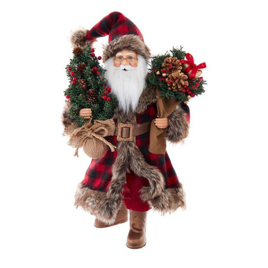 Buy Kurt Adler, 17 in. Jacqueline Kent Traditional Red Santa with