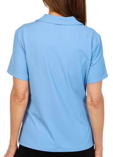 Buy Lillie Green, Lillie Green Womens Solid Short Sleeve Golf Top