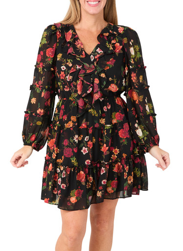 Robe Nanette Lepore LOVE ME - Soie Imprimée Avec Perles - Taille 8 US - Neuf Avec étiquettes - Valeur $390