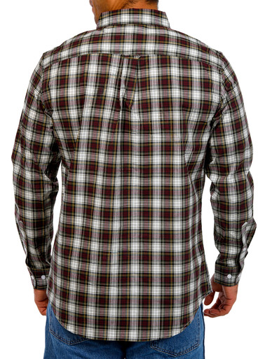 bealls mens dress shirts Nick Graham Men's Long Sleeve Solid Traveler Dress Shirt in White, 17-17.5X34-35