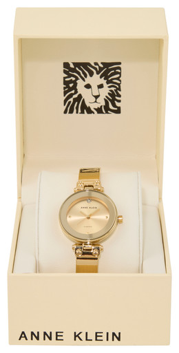 Buy ANNE KLEIN, Anne Klein Womens Leather Rectangle Dial  display picture 1