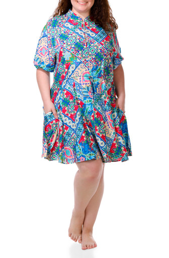 flannel dresses for ladies Flannel Cure Milkmaid Midi Dress main image 0