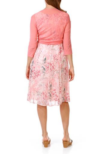 a line dress plus size Plus Size Pleated Midi Chiffon Dress