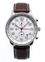 '20 SERIES 45MM: Silver Dial/Brown Strap