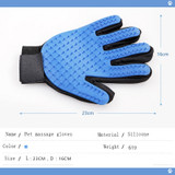 Grooming Glove for Dogs Comb Glove for Pet Cat Finger Cleaning Massage Glove for Animal Grooming Pet Dog Hair Deshedding Brush