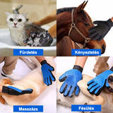 Pet hair removal gloves