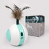 Smart Interactive Cat Toy USB Rechargeable Led Light Self Rotating Ball Pets Playing Toys Motion Activated Pet Ball