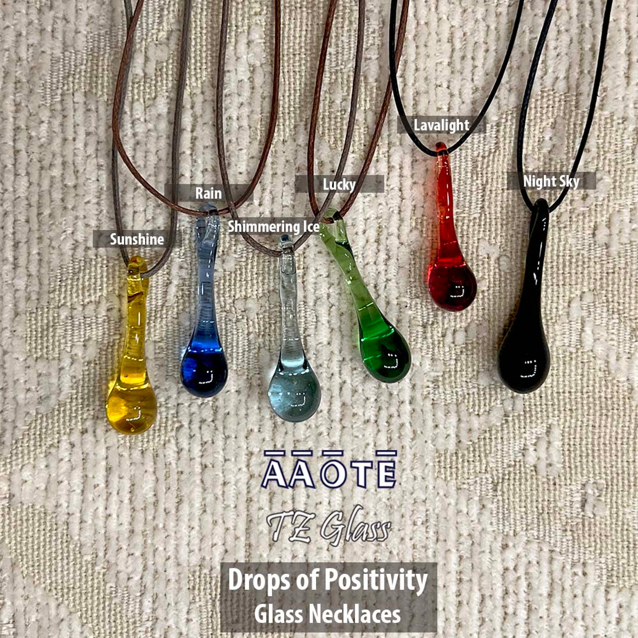 アクセサリー seya. CLAY GLASS DROP NECKLACE VONIQUE / seya/ DROP NECKLACE