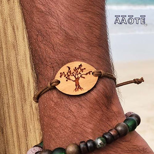 Aromatherapy Wood Diffuser bracelets finished on a comfy, adjustable cotton cord. A functional, unisex, minimalistic adornment. Made from sustainably USA-grown lumber, fabricated in Pennsylvania by AAOTE. Aromatherapy Wood Diffuser bracelets finished on a comfy, adjustable cotton cord. A functional, unisex, minimalistic adornment. Made from sustainably USA-grown lumber, fabricated in Pennsylvania by AAOTE.