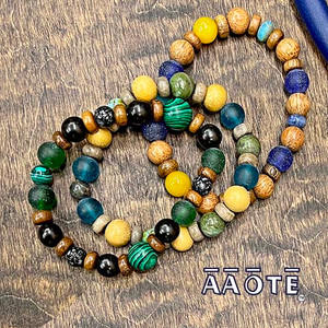 Beading jewelry can be a meditative process that can become a fun new hobby. This activity is to create a Boho-style, beaded stretch bracelet comprised of wood, glass, and shell beads. These are a great option for the guys as these bracelets can easily be made masculine. 
This is a group activity to be scheduled in-advance. Sign up by purchasing one ‘unit’ for each attendee. Once you place your ‘order’, we will be in-touch within 24 hours to schedule your activity for a day and time that works for all. There will be no refund for cancellations however if you contact us 24 hours prior to your scheduled visit we will be happy to reschedule your visit. In the event of bad weather we will automatically reschedule and work out another time slot.
For this activity, you'll get to pick out the beads and design your own beaded stretch bracelet. There are a few samples to inspire. No experience is required. Tari will be available to help each participant complete thier new, lovely bracelet. 
Minimum group activity of 4.
On-site at AAOTE we max out at 8.
We offer our activities on-site at AAOTE as well as can commute to your location for $1/mile, min sign up of 8 people. Max at-once is 10 but this is a quick activity so could have multiple sessions in one visit. Beading jewelry can be a meditative process that can become a fun new hobby. This activity is to create a Boho-style, beaded stretch bracelet comprised of wood, glass, and shell beads. These are a great option for the guys as these bracelets can easily be made masculine. 
This is a group activity to be scheduled in-advance. Sign up by purchasing one ‘unit’ for each attendee. Once you place your ‘order’, we will be in-touch within 24 hours to schedule your activity for a day and time that works for all. There will be no refund for cancellations however if you contact us 24 hours prior to your scheduled visit we will be happy to reschedule your visit. In the event of bad weather we will automatically reschedule and work out another time slot.
For this activity, you'll get to pick out the beads and design your own beaded stretch bracelet. There are a few samples to inspire. No experience is required. Tari will be available to help each participant complete thier new, lovely bracelet. 
Minimum group activity of 4.
On-site at AAOTE we max out at 8.
We offer our activities on-site at AAOTE as well as can commute to your location for $1/mile, min sign up of 8 people. Max at-once is 10 but this is a quick activity so could have multiple sessions in one visit.