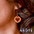 These earrings are lightweight, simply natural beauty. They’re also functional by applying a few drops of essential oil to the engraved wood focal to enjoy aromatherapy all day long.

The wood focals are made in our shop in Pennsylvania, USA, and are sourced from sustainably grown American hardwood. The engraved image derives from AAOTE's Tari Zarka's artwork. Variations in the wood's grain and color are natural distinctions making each piece unique.