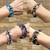 Shimmery, glimmery, glass beaded stretch bracelets made in a medium-size, approx 7" of beading. Some of these designs feature a few gemstones, too. Said designs mention a gemstone in their name. 
These are an easy-to-wear bracelet that stacks great with our Lava Diffuser, Wood Diffuser,and Cage Diffuser Bracelets. They also look great alone, or stacked with multiple shimmery glimmery designs. Shimmery, glimmery, glass beaded stretch bracelets made in a medium-size, approx 7" of beading. Some of these designs feature a few gemstones, too. Said designs mention a gemstone in their name. 
These are an easy-to-wear bracelet that stacks great with our Lava Diffuser, Wood Diffuser,and Cage Diffuser Bracelets. They also look great alone, or stacked with multiple shimmery glimmery designs.