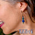 Our Lava Diffuser Beaded Earrings are a fun and colorful way to bring more aromatherapy into our day-to-day. These are lightweight, boho, and functional.

The beaded portion is just around 1.25" long, plus the nickel and lead-free, plated brass earwire. If there is an 'AB' at the end of the design name, it has Antique Brass earwires. Otherwise the earwires are an Antique Silver finish.