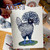 Fabulous, vibrant imagery printed on recycled stock. Envelope included. A2 size.

Artworks are the illustrations of AAOTE's founder, Tari Zarka.

Cards are blank on the inside. 

Back of Holiday Designs reads: "Bless us all with peace, joy, and love. May wellness be abundant."

Back of Polish Chicken reads: "Be True. Be Spunky. Be You."