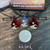 Created from raw glass material, a wearable glass art painting of a wave and a sun, or a moon, depending on what one chooses to see. Made with love to be year-round reminders of vacation vibes. A unique gift for one who loves the beach!