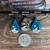 Created from raw glass material, a wearable glass art painting of a wave and a sun, or a moon, depending on what one chooses to see. Made with love to be year-round reminders of vacation vibes. A unique gift for one who loves the beach! This one sold but this is will give you a better idea of how lovely Tiny Beaches is.