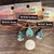 Created from raw glass material, a wearable glass art painting of a wave and a sun, or a moon, depending on what one chooses to see. Made with love to be year-round reminders of vacation vibes. A unique gift for one who loves the beach! This one sold but this is will give you a better idea of how lovely Tiny Beaches is.