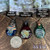RTS TZ Glass Fidget Widget Pendant Necklaces