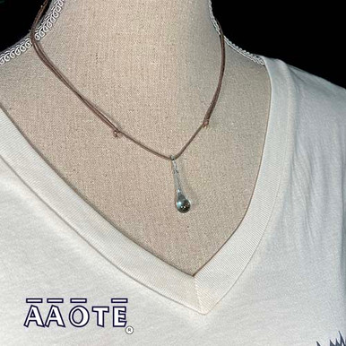 Drop of Positivity TZ Glass Necklace