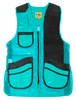 MizMac Ladies Vest  Turquoise/Black