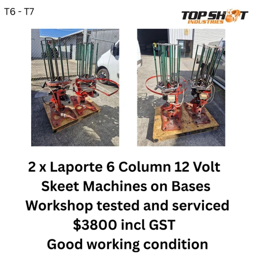 Laporte 12v 6 Column Skeet with Skeet Base