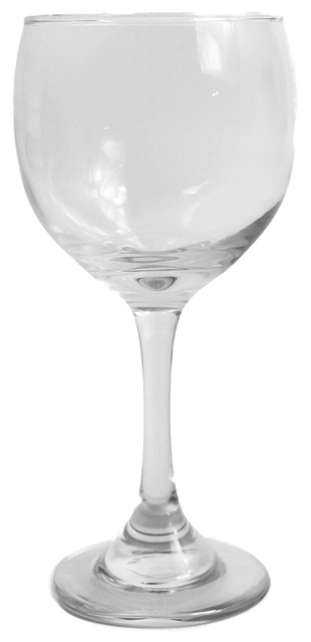 Set of 4 Tall Stemmed Wine Glasses - 12.5 Fluid Ounces - Crystal Clear -  DIY Tool Supply
