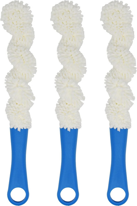 Set of Flexible Scrubber Brushes - Measures 12" Tall - Hundreds of Sponge Like Fingers to Clean Dust and Grime!