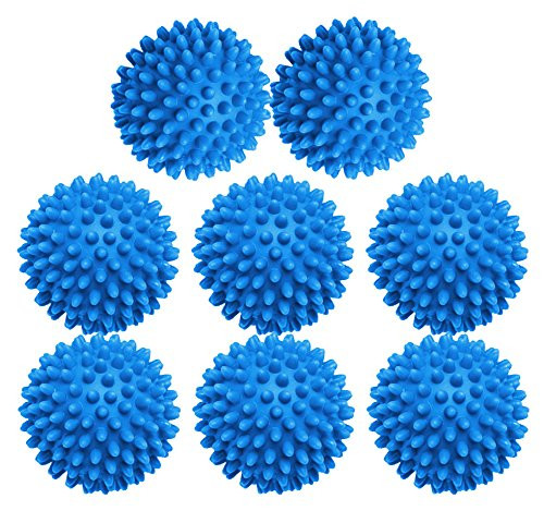 Dryer Balls 8 Pack - 3 Inch Non-Toxic Reusable Dryer Balls
