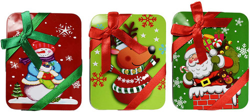 Set of Tin Holiday Gift Card Holders! Perfect for Seasonal Gift Giving!