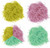 Set of Plastic Easter Grass Basket Fillers - 4 Colors (Green, Pink, Yellow, and Mixed)