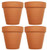 Set of 4 Terra Cotta Pots! Perfect for Vegetable or Flower Gardens!