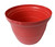 Set of 3 Ruby Red Round Woven Bamboo Planters! Perfect for Indoor and Outdoor Gardening! Measures -7inx5in