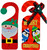 Set of Fun Holiday Door Hangers - Each Color Has Two Different Designs!
