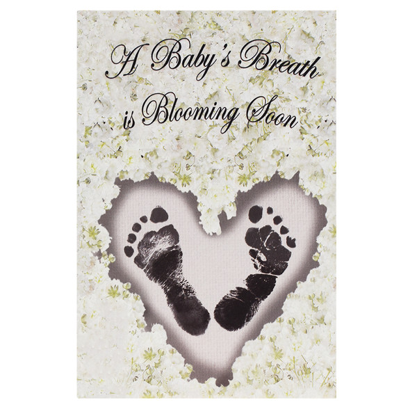 Set of Newborn Themed Baby's Breath Gardening Seed Packets - Specialty Seed Packets - Great as Baby Shower Favors and Welcoming Your Precious Newborn into the World